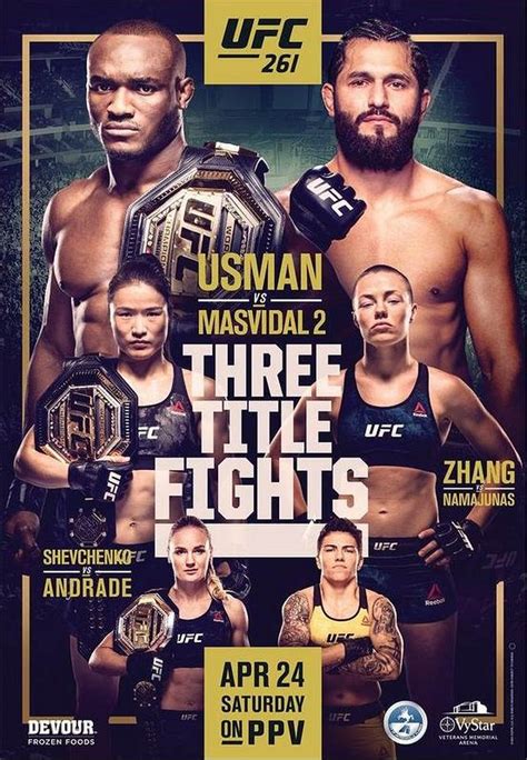 ufc 261 results|usman vs masvidal fight card.